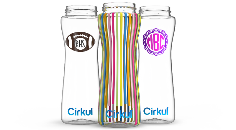 Custom 22oz. Plastic Bottle & Comfort Grip Lid - NEKL
