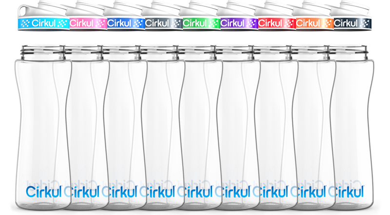 Custom 22oz. Plastic Bottle & Comfort Grip Lid - NEKL