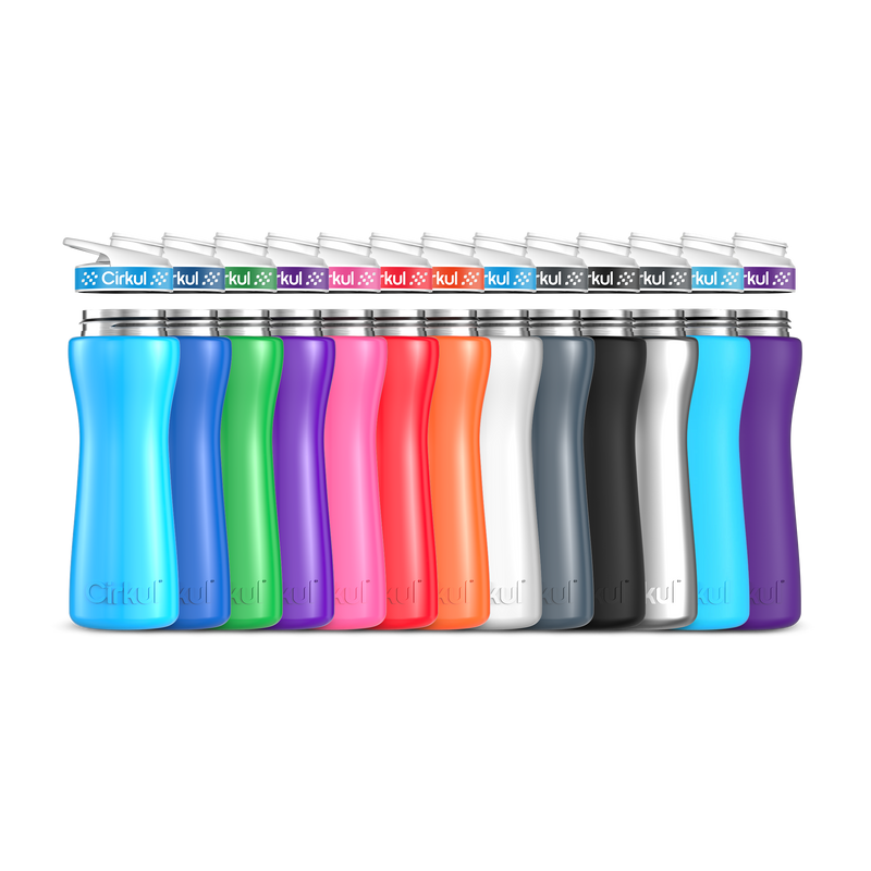 22oz. Stainless Steel Bottle & Comfort Grip Lid - R87W