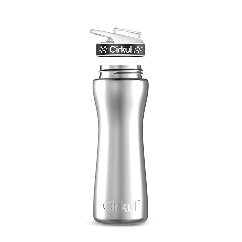 22oz. Stainless Steel Bottle & Comfort Grip Lid - R87W