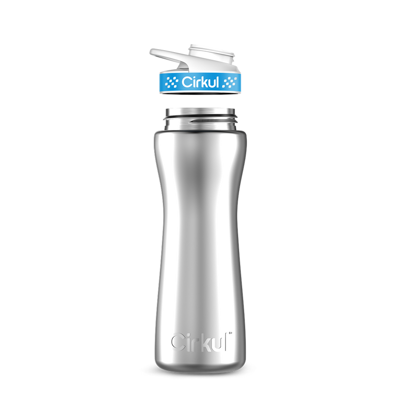 22oz. Stainless Steel Bottle & Comfort Grip Lid - R87W