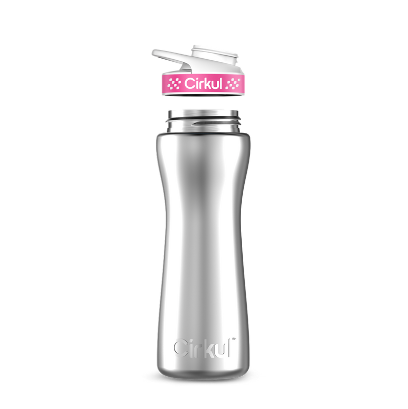 22oz. Stainless Steel Bottle & Comfort Grip Lid - R87W