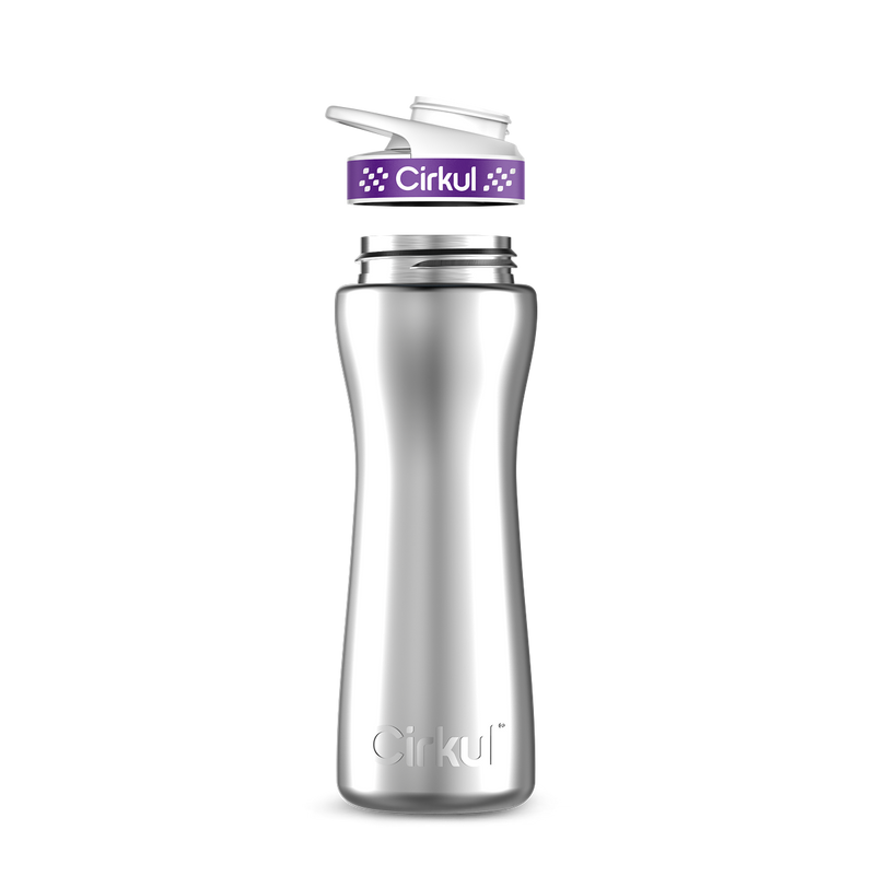 22oz. Stainless Steel Bottle & Comfort Grip Lid - R87W