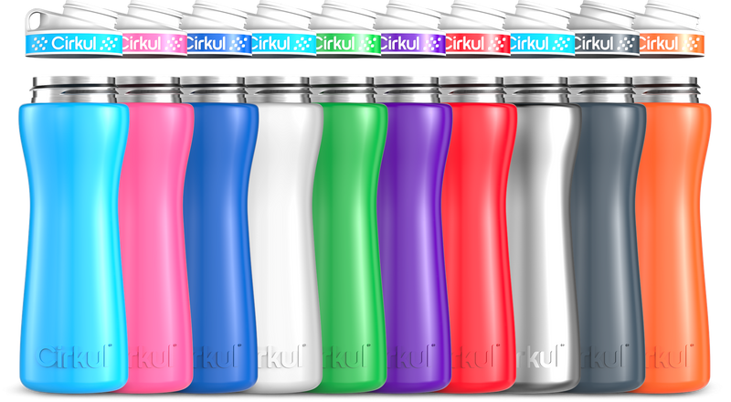 Custom 22oz. Stainless Steel Bottle & Comfort Grip Lid - LM7O