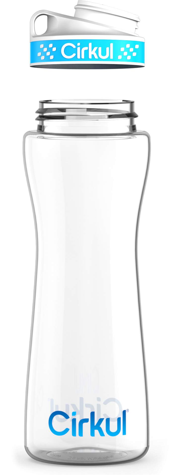 Custom 22oz. Plastic Bottle & Comfort Grip Lid - NEKL