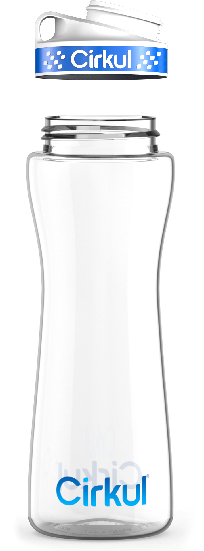 Custom 22oz. Plastic Bottle & Comfort Grip Lid - NEKL