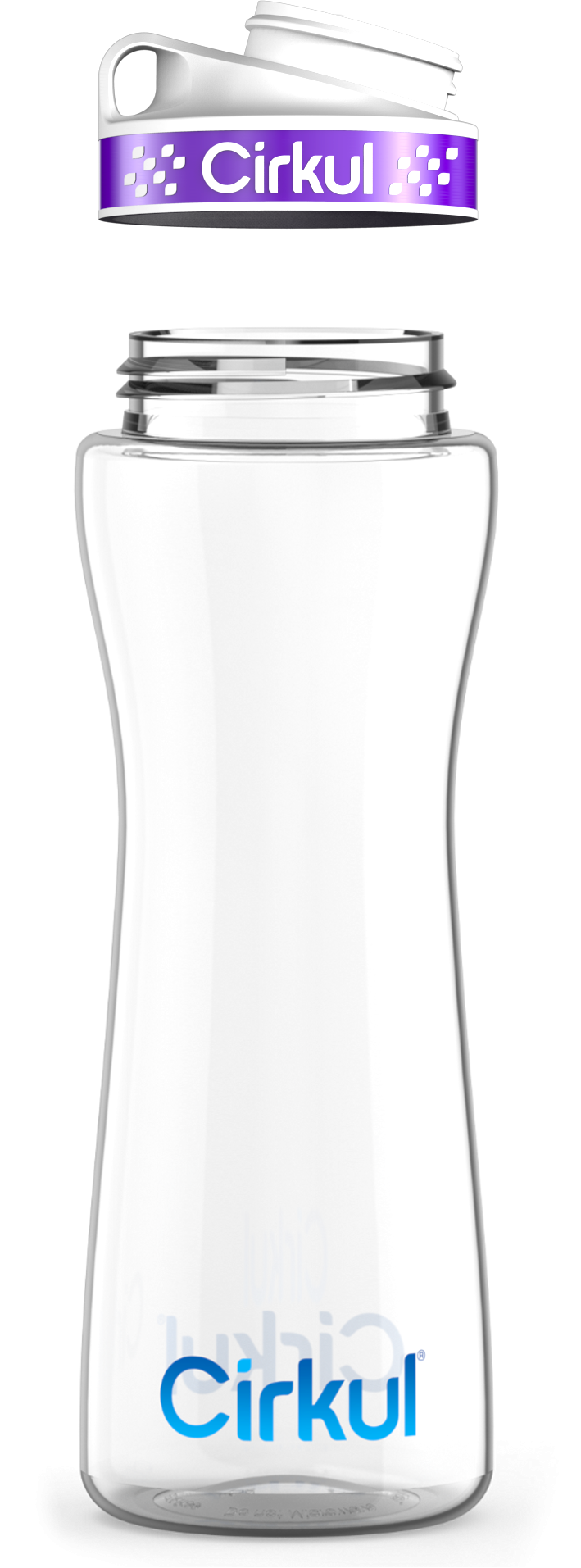 Custom 22oz. Plastic Bottle & Comfort Grip Lid - NEKL