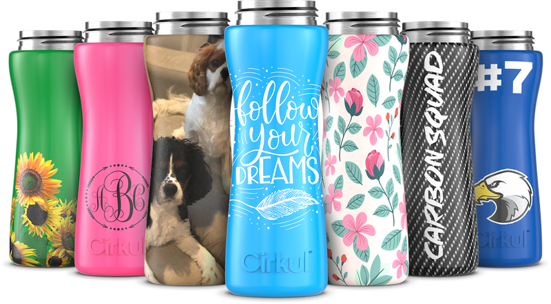 Custom 22oz. Stainless Steel Bottle & Comfort Grip Lid - LM7O