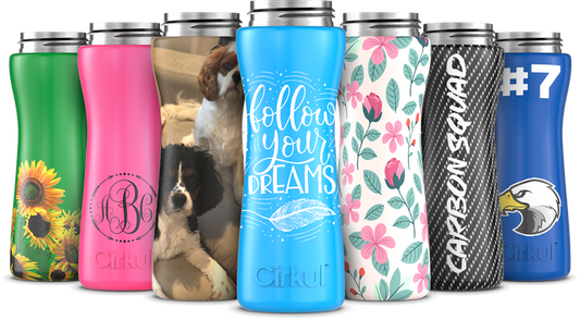 Custom 22oz. Stainless Steel Bottle & Comfort Grip Lid - LM7O