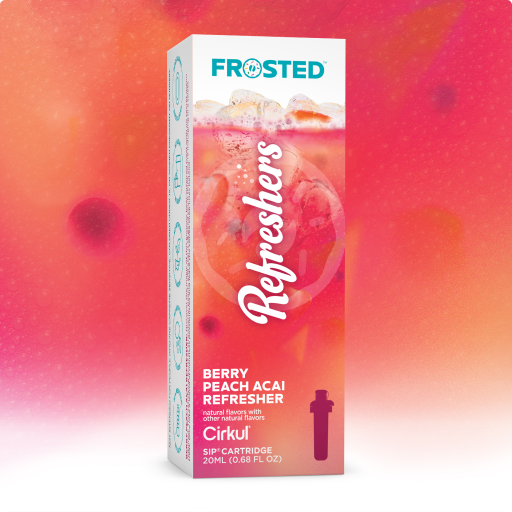 Frosted Berry Peach Acai Refresher - 8ITW