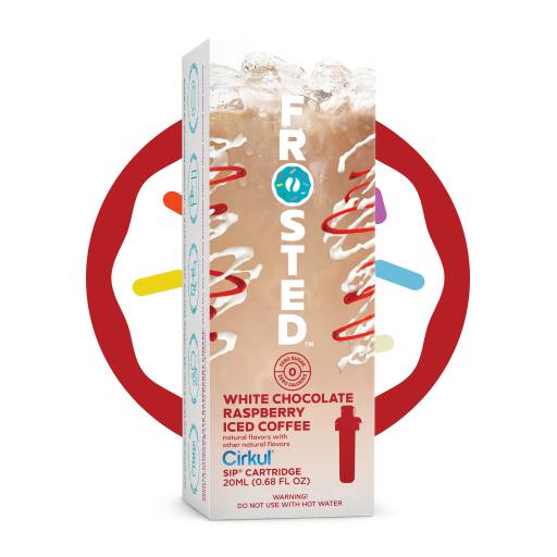 Frosted White Chocolate Raspberry Iced Coffee - U46U